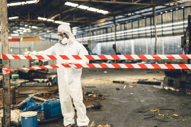 Professional Infectious Disease Decontamination technician working in Wayne, OH